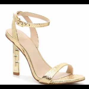 Brand new Jlo gold sandal